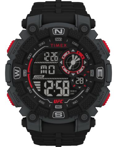 RELOJ TIMEX TW5M53700 DEPORTIVO ANALÓGICO-DIGITAL CORREA NEGRA Y ROJA NEGRO