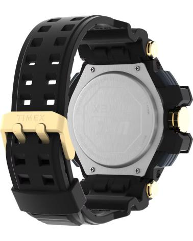 RELOJ TIMEX TW5M58300 UFC DEPORTIVO DIGITAL ANALÓGICO CORREA NEGRA Y DORADA NEGRO