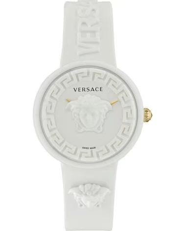 MONTRE VERSACE MEDUSA POP 3H 39 MM EN SILICONE BLANC