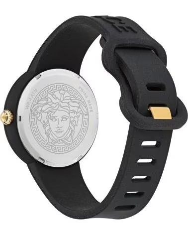 RELOJ VERSACE MEDUSA POP 3H Ø 39 MM NEGRO SILICONA VE6G00223