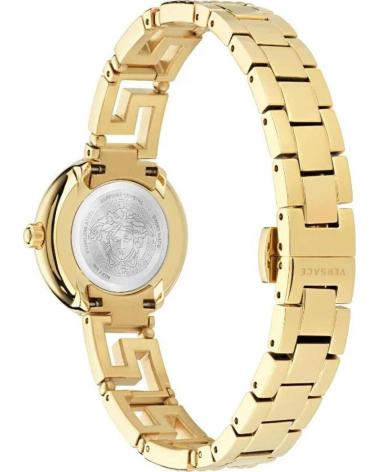 RELOJ VERSACE GRECA GODDESS 3H MUJER Ø 28MM DORADO ESFERA NEGRA DORADO