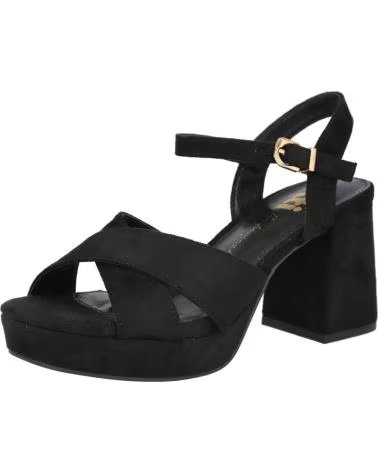 XTI 145288T WOMEN'S PLATFORM SANDALS WITH WIDE HEEL NEGRO
