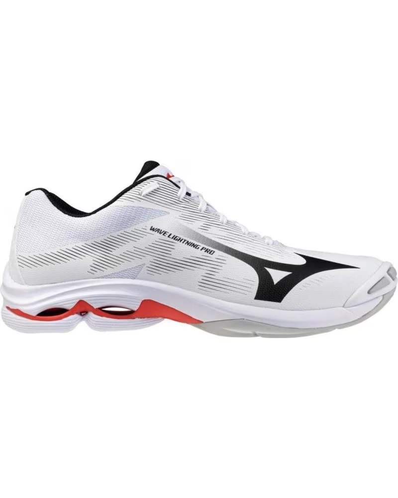 MIZUNO TÊNIS MIZUNO WAVE LIGHTNING PRO BRANCO E PRETO BLANCO ROJO Y VERDE
