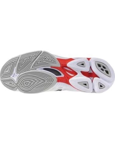 MIZUNO TÊNIS MIZUNO WAVE LIGHTNING PRO BRANCO E PRETO BLANCO ROJO Y VERDE