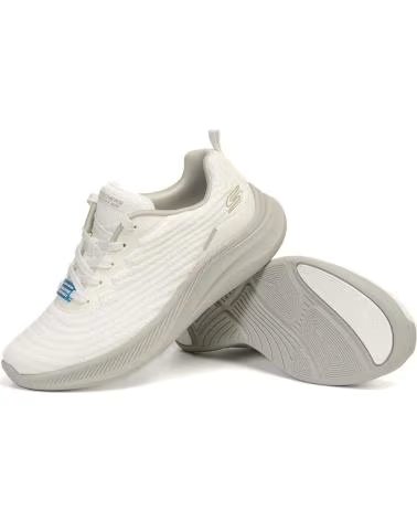 SKECHERS BOBS SPORT MEMORY FOAM DAMENSCHUHE BLANCO