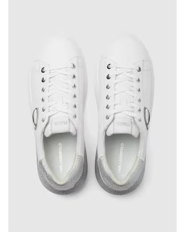 BASKETS KARL LAGERFELD KAPRI OMBRE NFT LO LACE FEMME BLANC BLANCO