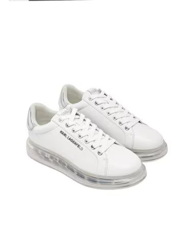 TÊNIS CASUAL KARL LAGERFELD KAPRI KUSHION LO LACE LTHR MASCULINO BRANCO BLANCO
