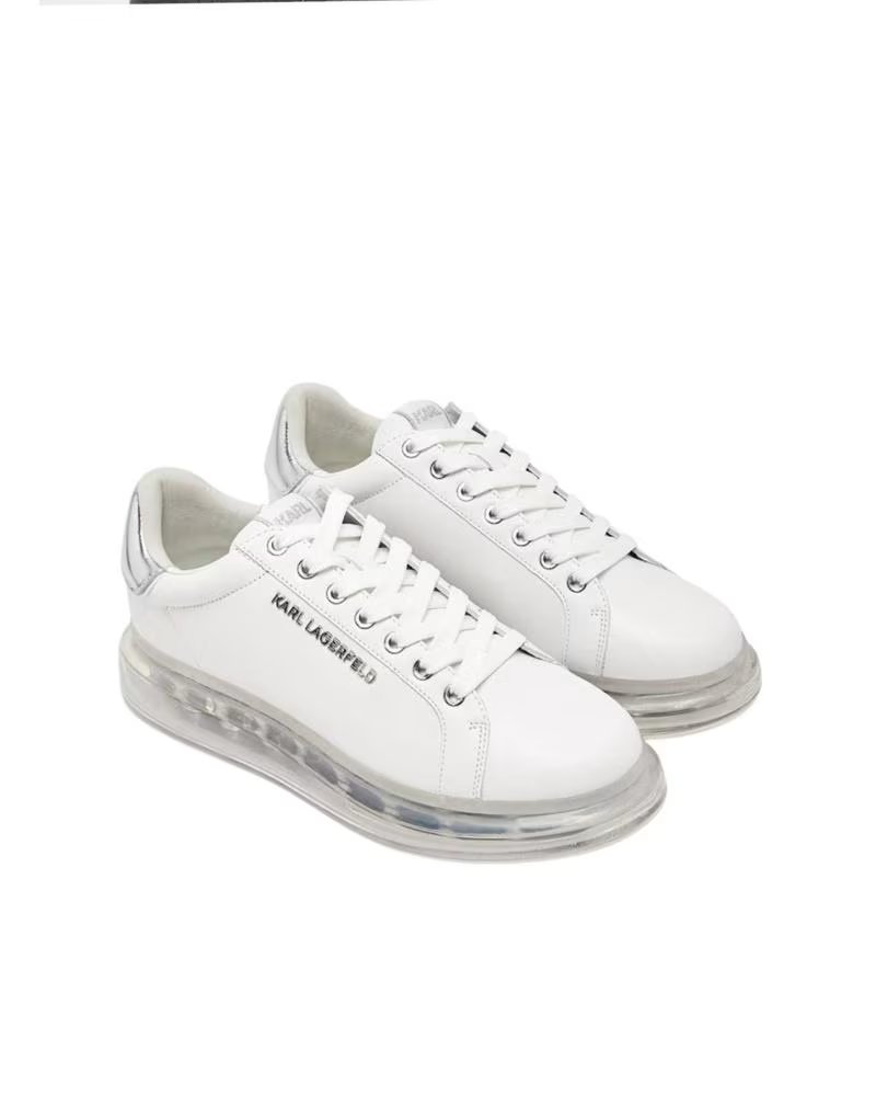 TÊNIS CASUAL KARL LAGERFELD KAPRI KUSHION LO LACE LTHR MASCULINO BRANCO BLANCO