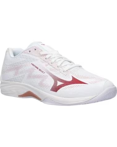 TÊNIS MIZUNO LIGHTNING SELECT V1GC267073 PARA MULHER BLANCO ROJO Y VERDE