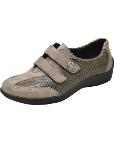 Deportivas de Mujer LUMEL – DEPORTIVO URBANO APERTURA VELCRO MUY COMODOS Y LI TAUPE 4036-263