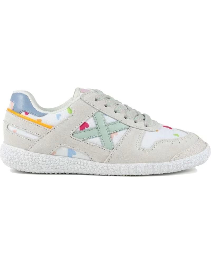 MUNICH Zapatillas Mini Goal 1627 - Blanco en blanco para ninos unisex BLANCO