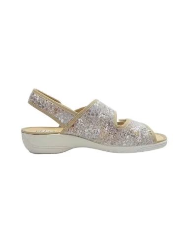 CABRERA Zapatillas De Casa 080-5128 en dorado para mujer BEIG BELICE