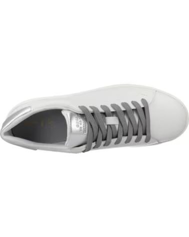 BASKETS GEOX D SPHERICA ECUB-1 FEMME BLANC C0007