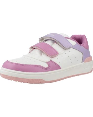 GEOX J WASHIBA GIRL ZAPATILLAS CASUAL NIÑA CIERRE VELCRO ROSA C1Z8B C1Z8B