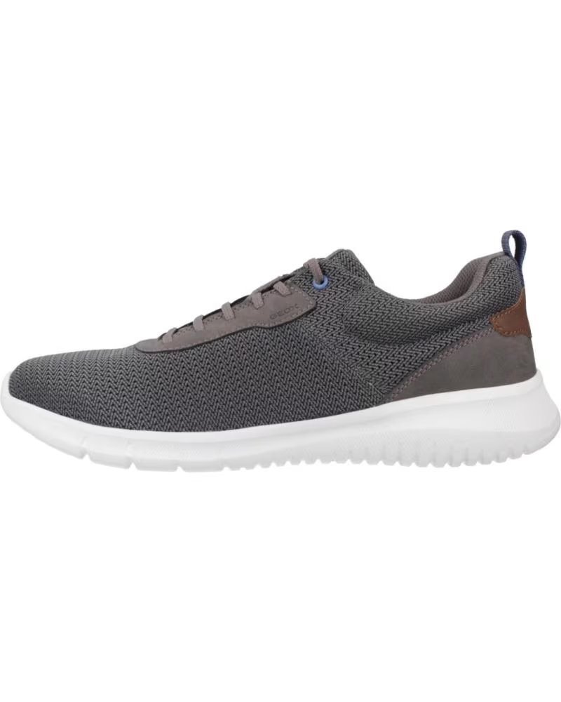GEOX HERREN SNEAKER U MONREALE SLIP-ON GRAU C1115