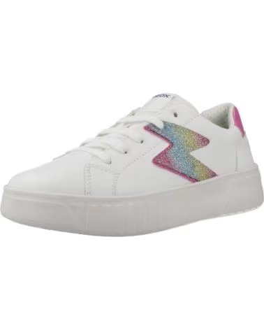 GEOX SCARPE J MIKIROSHI GIRL BAMBINA BIANCO C0653