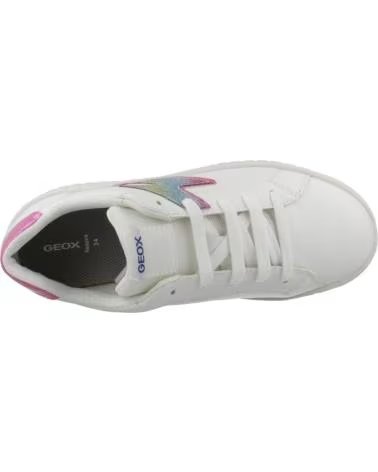 GEOX SCARPE J MIKIROSHI GIRL BAMBINA BIANCO C0653