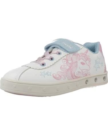 GEOX SNEAKER J SKYLIN GIRL KINDER WEISS C0406 C0406