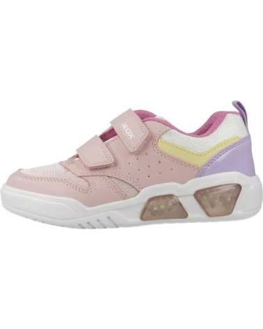 GEOX J ILLUMINUS GIRL C8206 SCARPE CASUAL CON CHIUSURA A VELCRO C8206