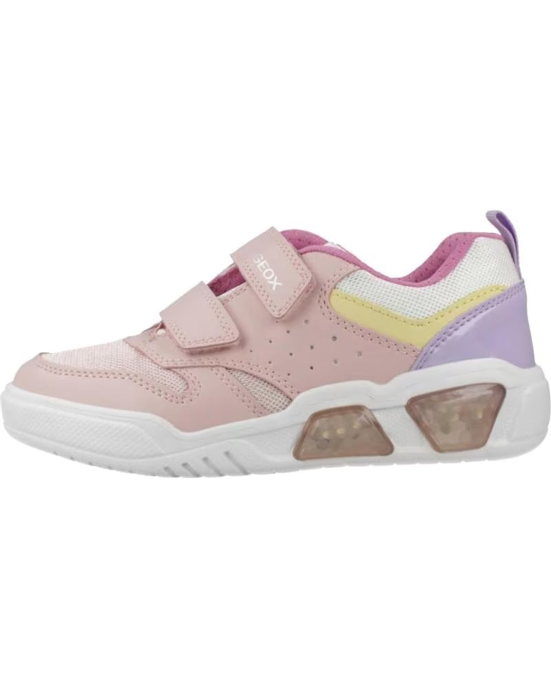 GEOX J ILLUMINUS GIRL C8206 SCARPE CASUAL CON CHIUSURA A VELCRO C8206