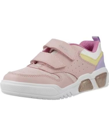 GEOX J ILLUMINUS GIRL C8206 SCARPE CASUAL CON CHIUSURA A VELCRO C8206