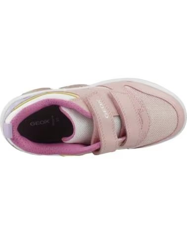 GEOX J ILLUMINUS GIRL C8206 SCARPE CASUAL CON CHIUSURA A VELCRO C8206
