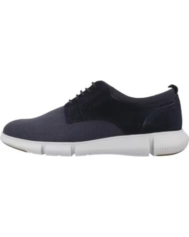 Sportschuhe-De-Hombre-GEOX-ZAPATO-CASUAL-DE-SERRAJE-Y-CORDONERAS-CON-SUELA-DE-GOMA-NAVY