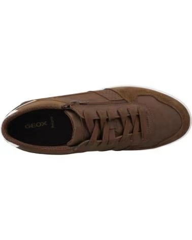 GEOX U ELVER MEN'S CASUAL SHOE BROWN C6G4K