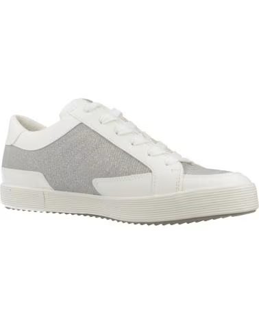 GEOX WOMEN'S CASUAL SHOE D BLOMIEE WHITE C1094 C1094