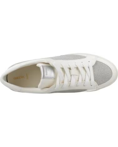 GEOX WOMEN'S CASUAL SHOE D BLOMIEE WHITE C1094 C1094