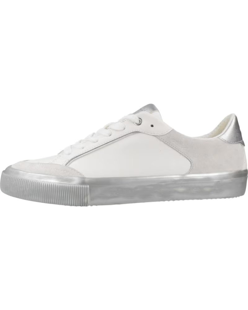 GEOX TÊNIS FEMININO MODELO D EMMELENY COM DETALHES PRATEADOS C0007 C0007