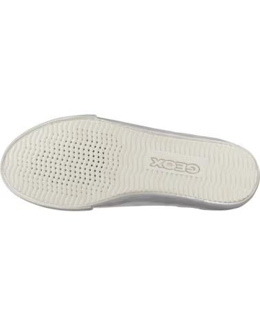 GEOX TÊNIS FEMININO MODELO D EMMELENY COM DETALHES PRATEADOS C0007 C0007