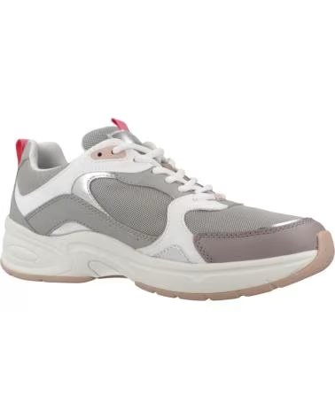 GEOX BASKETS FEMME D ZARVIA GRIS C1303 C1303