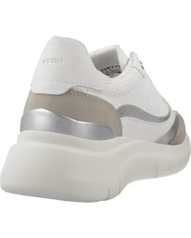 GEOX BASKETS FEMME MODÈLE D PLUMMARY BLANC C1Z5Y