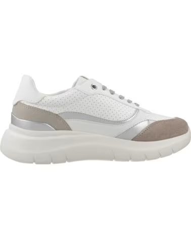 GEOX BASKETS FEMME MODÈLE D PLUMMARY BLANC C1Z5Y