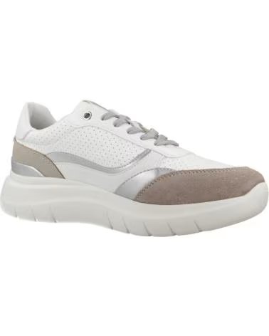 GEOX BASKETS FEMME MODÈLE D PLUMMARY BLANC C1Z5Y