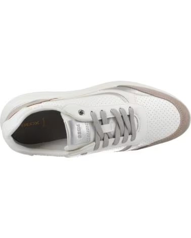 GEOX BASKETS FEMME MODÈLE D PLUMMARY BLANC C1Z5Y