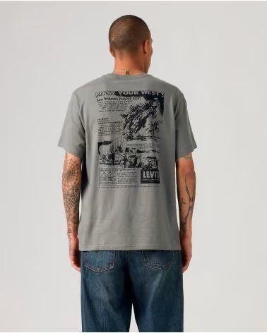 LEVIS CAMISETA DE MANGA CORTA 161432496 EN GRIS PARA HOMBRE KNOW YOUR WEST 3