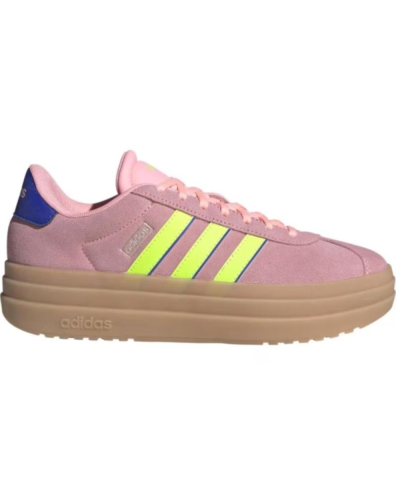 ADIDAS VL COURT BOLD FREIZEITSCHUHE DAMEN ROSA