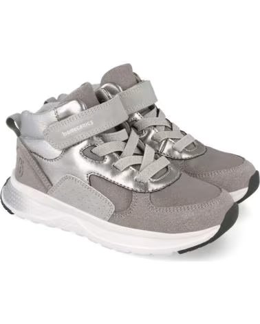 BIOMECANICS BOTINES NINA 251252-A156 CLARO CON DETALLES EN PLATA VE GRIS