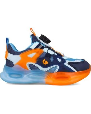 GARVALIN ZAPATILLAS 147-251815-A008 EN AZUL PARA NINOS MARINO-NARAN