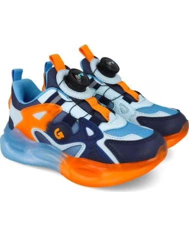 GARVALIN ZAPATILLAS 147-251815-A008 EN AZUL PARA NINOS MARINO-NARAN