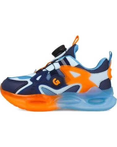 GARVALIN ZAPATILLAS 147-251815-A008 EN AZUL PARA NINOS MARINO-NARAN
