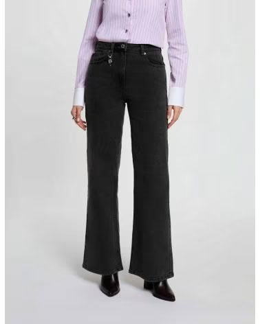 PANTALÓN ANCHO MORGAN 261-PEVE NEGRO NEGRO