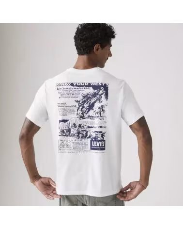 LEVIS CAMISETA HOMBRE 16143 BLANCO