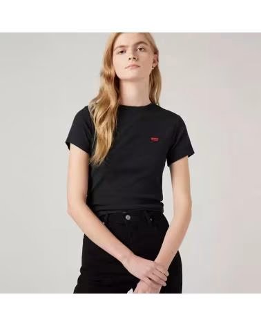 LEVI´S A74190014 SHORT SLEEVE SLIM FIT T-SHIRT FOR WOMEN NEGRO