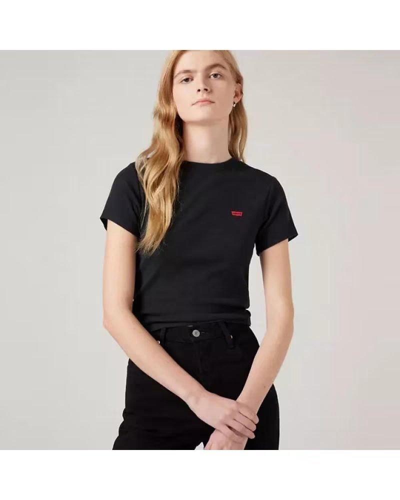 LEVI´S A74190014 SHORT SLEEVE SLIM FIT T-SHIRT FOR WOMEN NEGRO