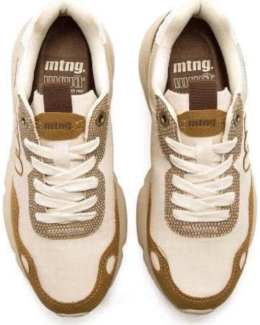 BASKETS CASUAL FEMME MTNG 60885 BEIGE BEIGE