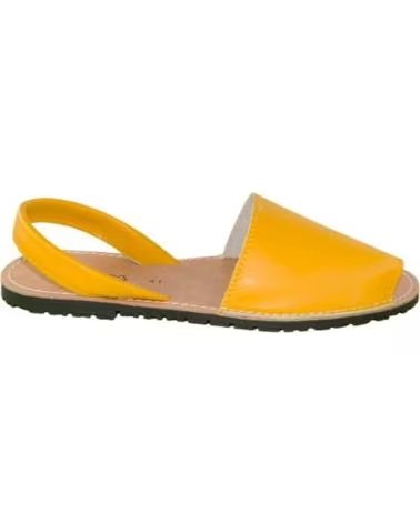 SEVILLAS MENORQUINA CLASICA PIEL 778 AMARILLO