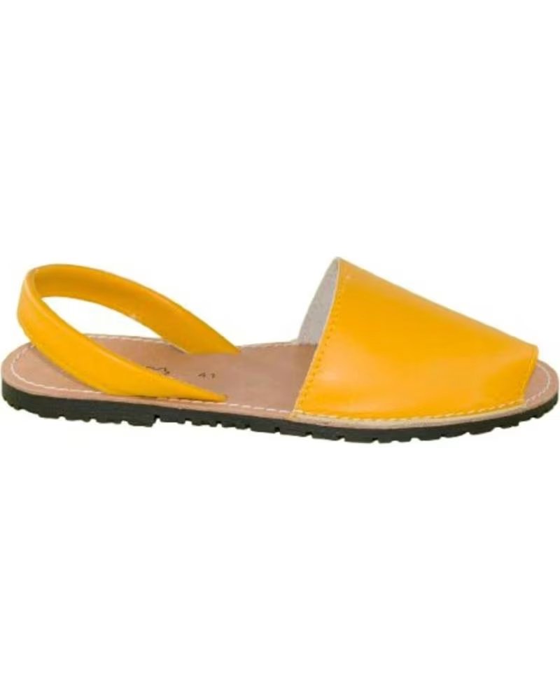 SEVILLAS MENORQUINA CLASICA PIEL 778 AMARILLO